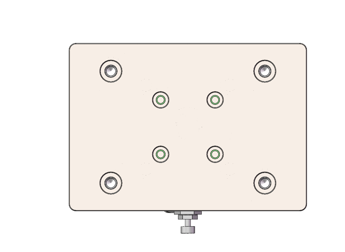 薄型气缸顶升机构