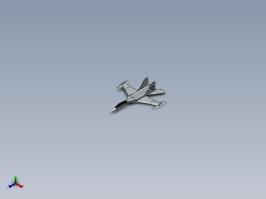 米格35 3D模型正等轴测缩略图