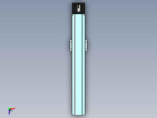 创锋精工电动滑台CFK86N-640C俯视缩略图