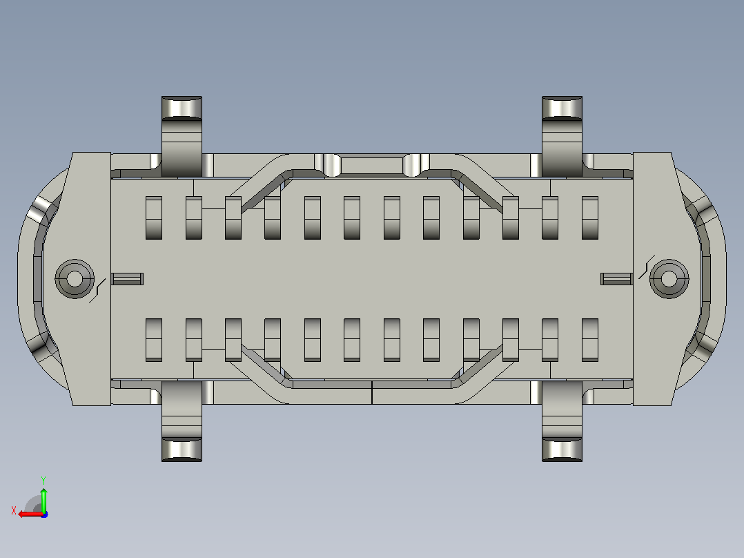 usb type c 24pin 插座、24pin so后视图