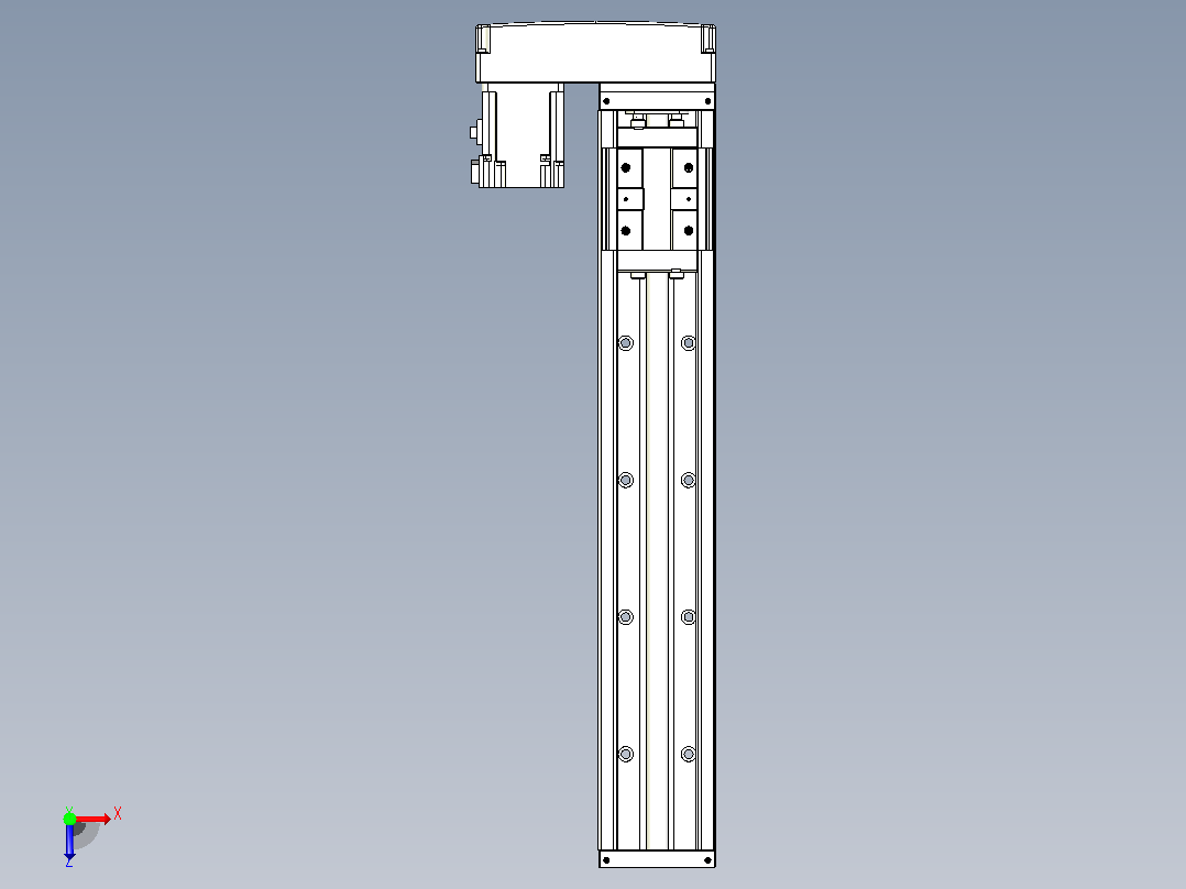 钢基模组TPA-KSR-8610C-540A1-ML-H0俯视图
