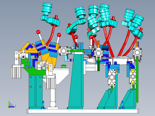 汽车零部件焊接工装stp左视缩略图