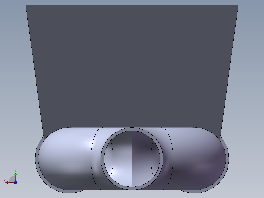 混凝土泵液压缸缓冲装置设计(sw+cad+说明书)后视图