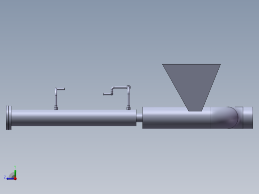 混凝土泵液压缸缓冲装置设计(sw+cad+说明书)右视缩略图