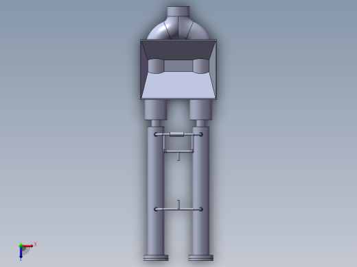 混凝土泵液压缸缓冲装置设计(sw+cad+说明书)俯视缩略图