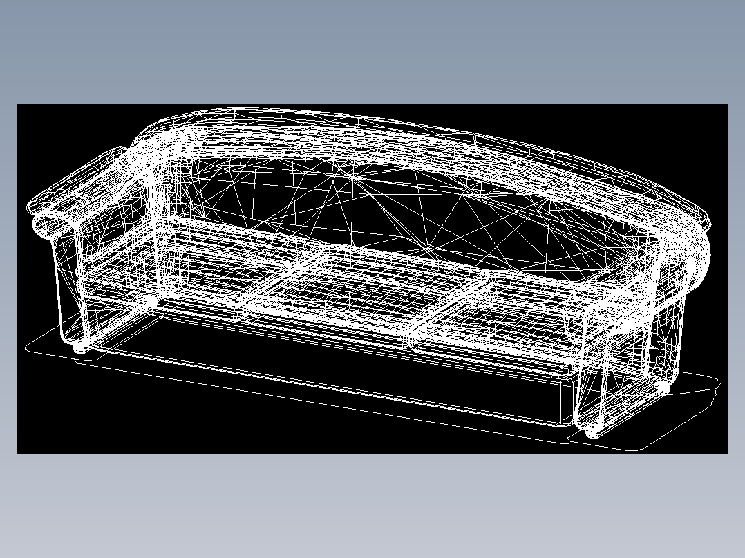 室内家具和灯具等的模型十二-K-S37-3