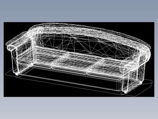 室内家具和灯具等的模型十二-K-S37-3