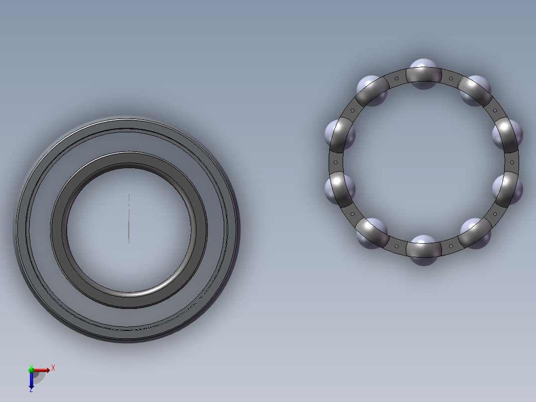 uc212轴承俯视图