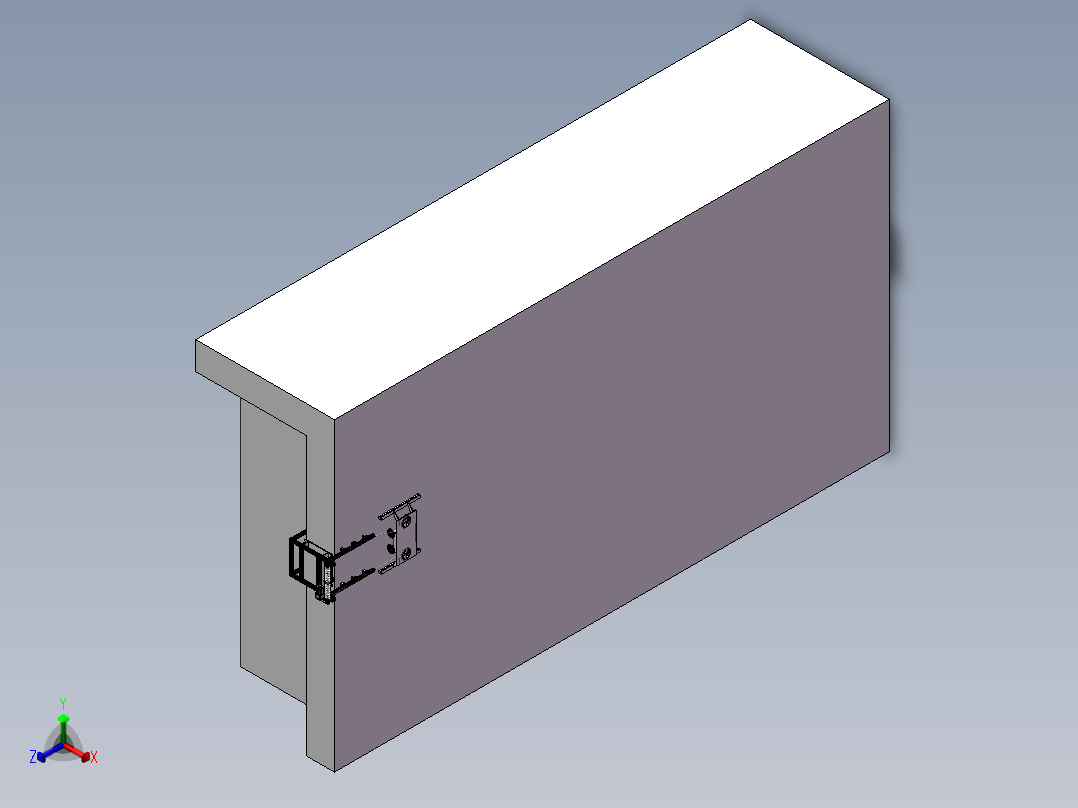 高楼清洗机器3d图纸 高空自动擦洗机器人SW设计正等轴测图