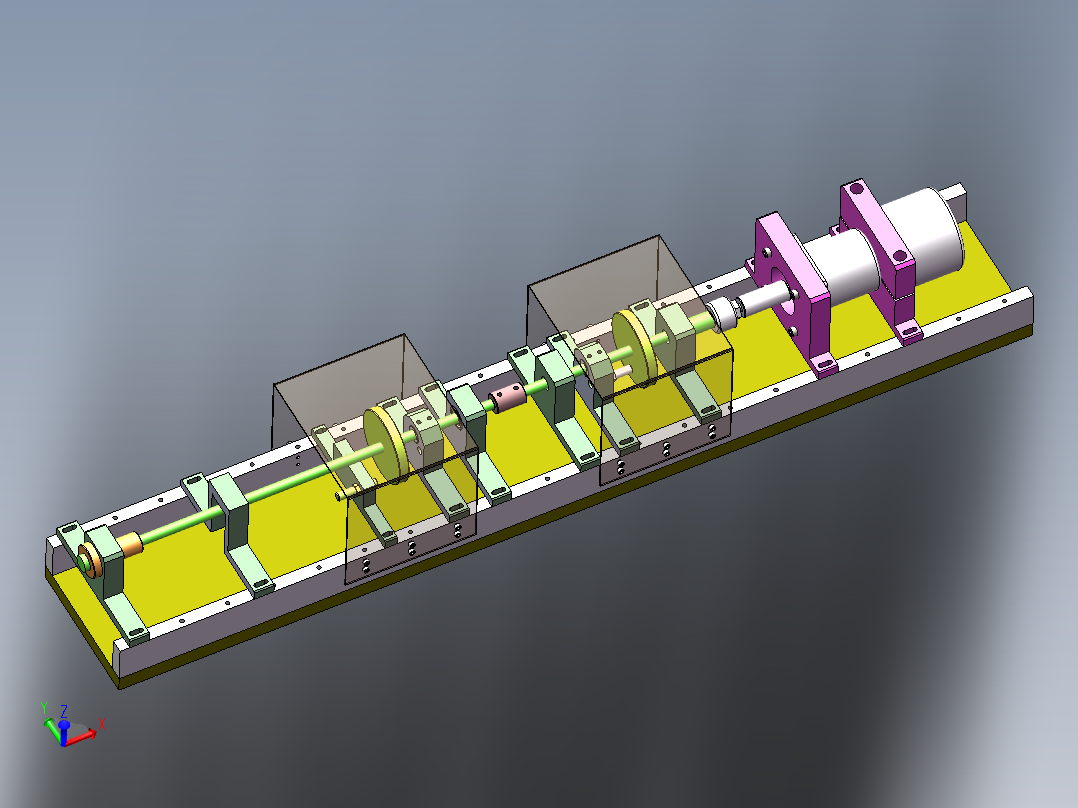 双跨转子试验台