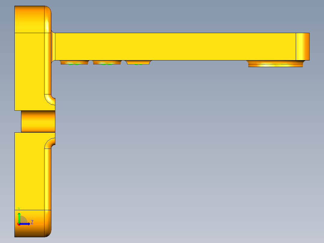 拨叉铣槽夹具（CAD图+CATIA三维+说明书）左视图