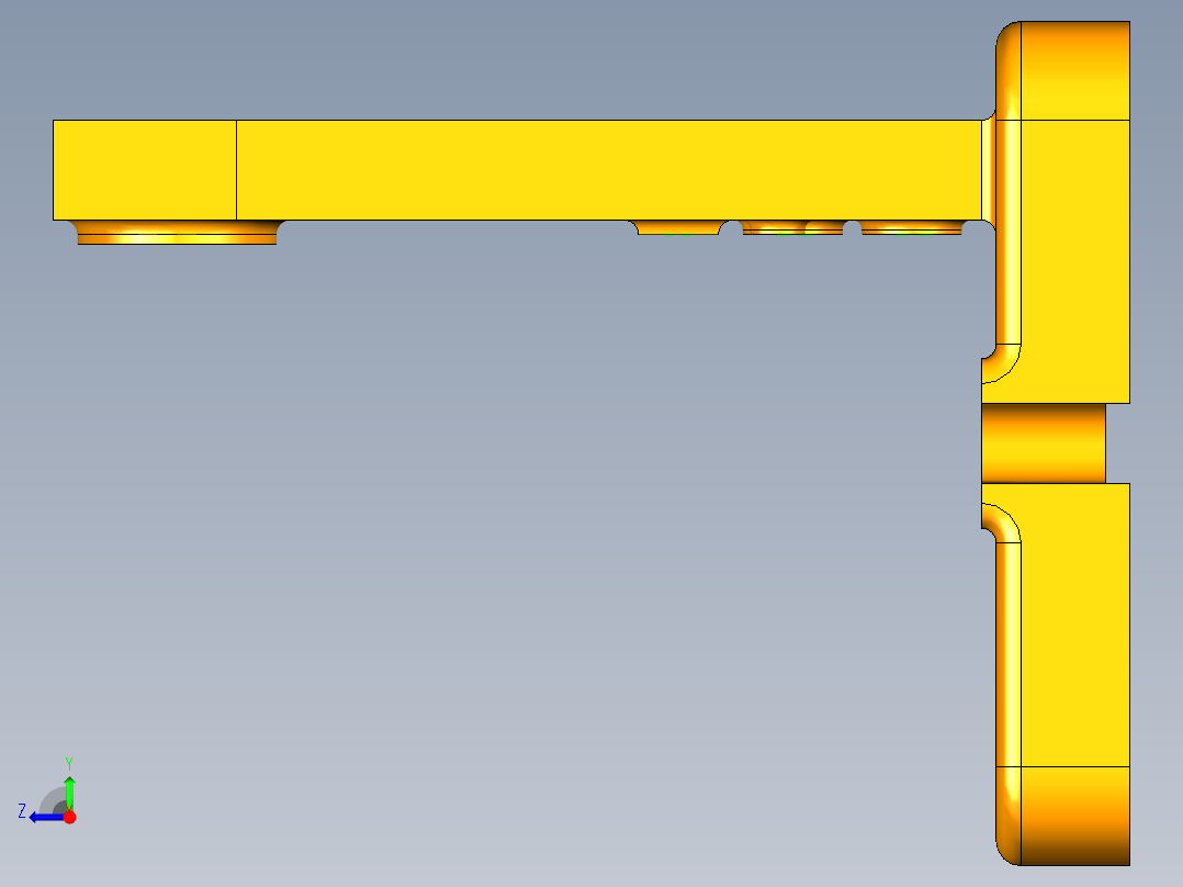 拨叉铣槽夹具（CAD图+CATIA三维+说明书）右视图