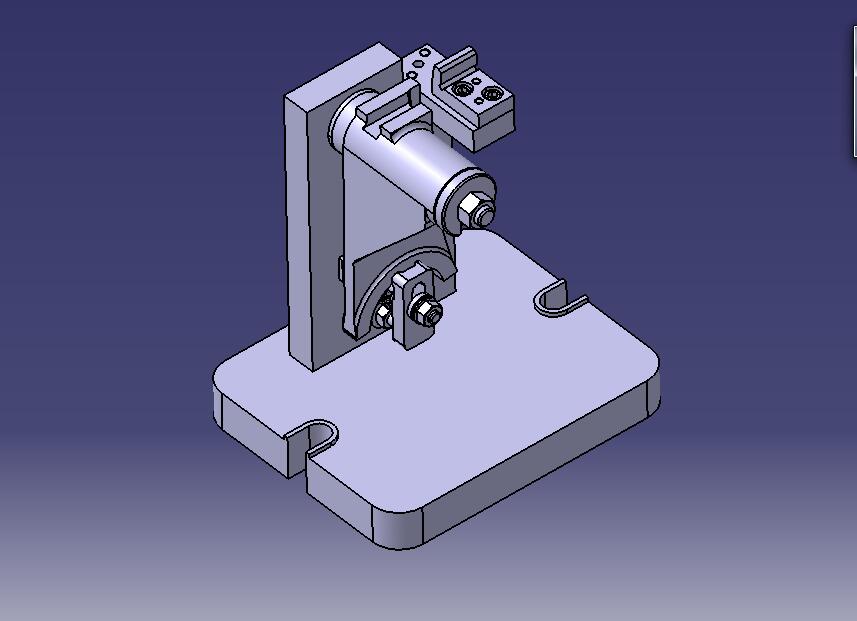 拨叉铣槽夹具（CAD图+CATIA三维+说明书）