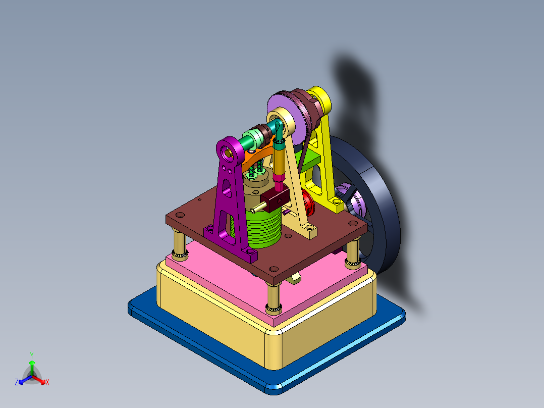 四冲程循环内燃机