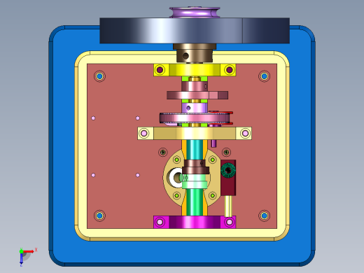 四冲程循环内燃机俯视缩略图