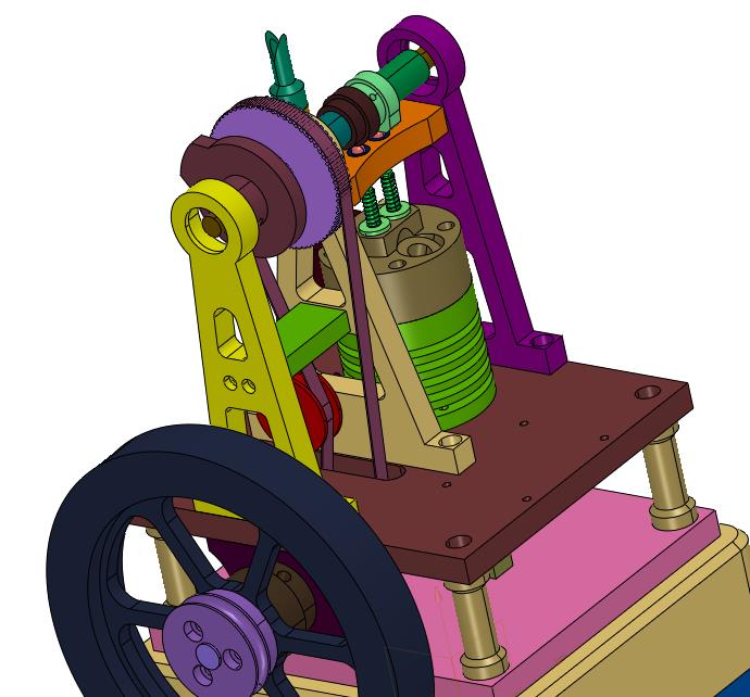四冲程循环内燃机