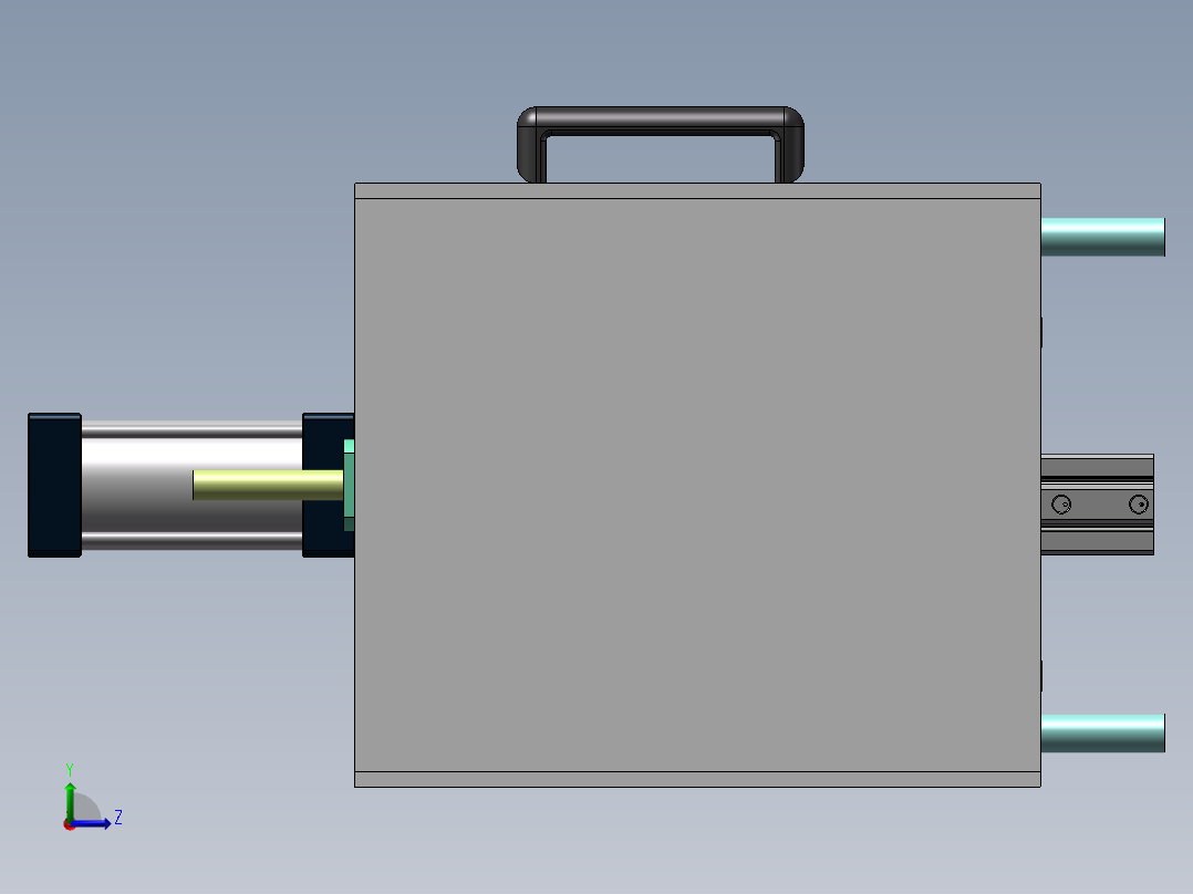 巴西款打高压夹具整机装配左视图