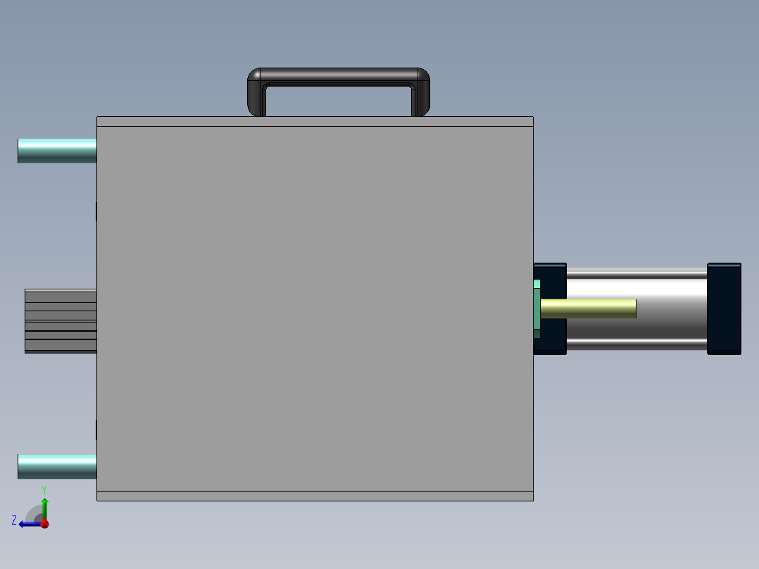 巴西款打高压夹具整机装配右视图