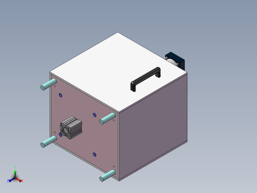 巴西款打高压夹具整机装配正等轴测缩略图