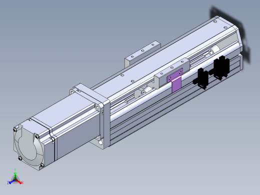 东锦丝杆传动-直线滑台模组DH60-L10-S50-BC-T400-C3