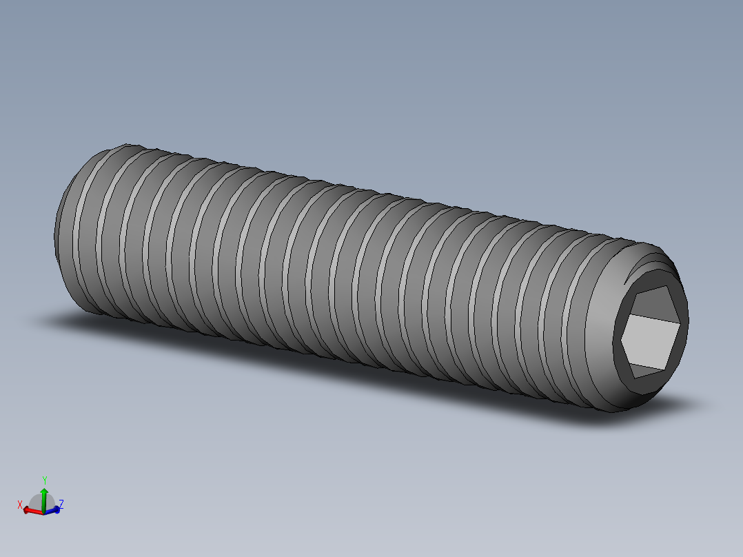 DIN 913-ISO 4026 固定螺钉-M3 L=12.SLDPRT