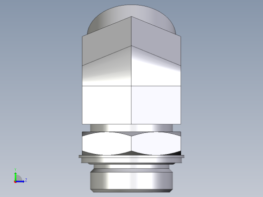 卡套式工业通用硬管接头EO_Adjustable_locknut_45_deg_elbow_VEE35LROMDCF左视缩略图
