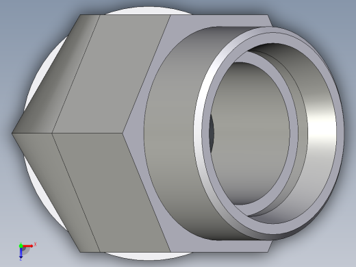 卡套式工业通用硬管接头EO_Adjustable_locknut_45_deg_elbow_VEE35LROMDCF俯视缩略图
