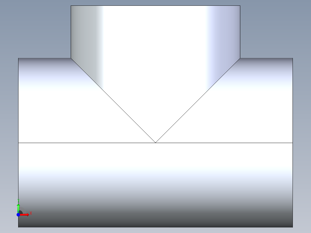 聚氯乙烯配件04-Sch80_Tee_FPTxFPTxFPT_805-030_3in前视图