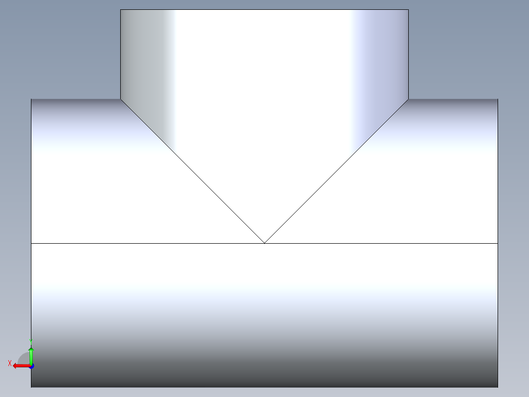 聚氯乙烯配件04-Sch80_Tee_FPTxFPTxFPT_805-030_3in后视图