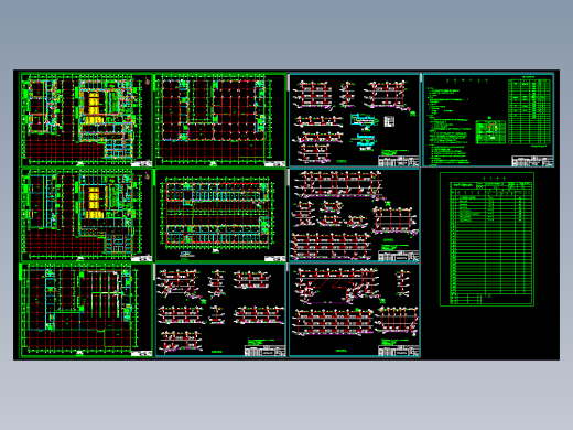 学校服务楼采暖施工设计图