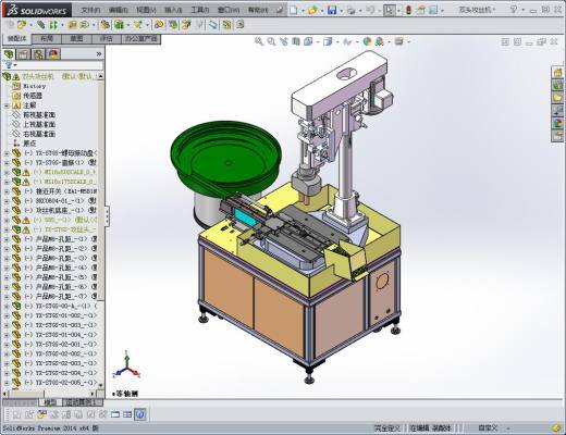 双头攻丝机 非标自动化设备3D图纸3D模型缩略图