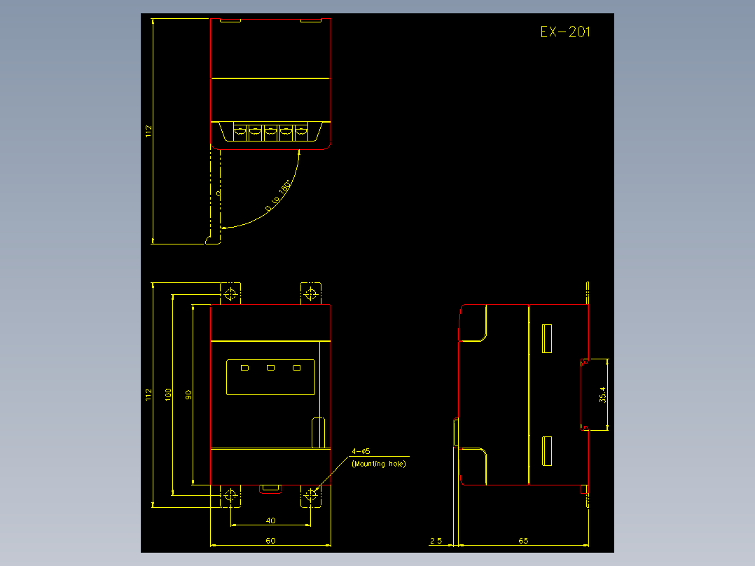 基恩士ex_200_cad_kc图纸模型