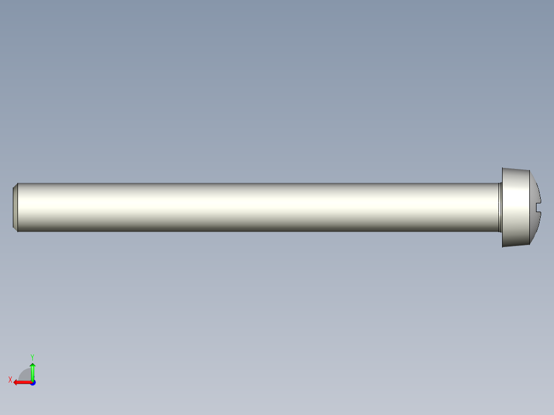 Cross_recessed_head-M8-80-50-6.4-13-8.stp螺钉-后视图