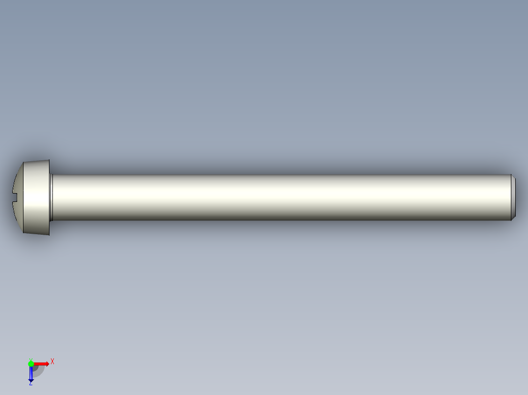 Cross_recessed_head-M8-80-50-6.4-13-8.stp螺钉-俯视图