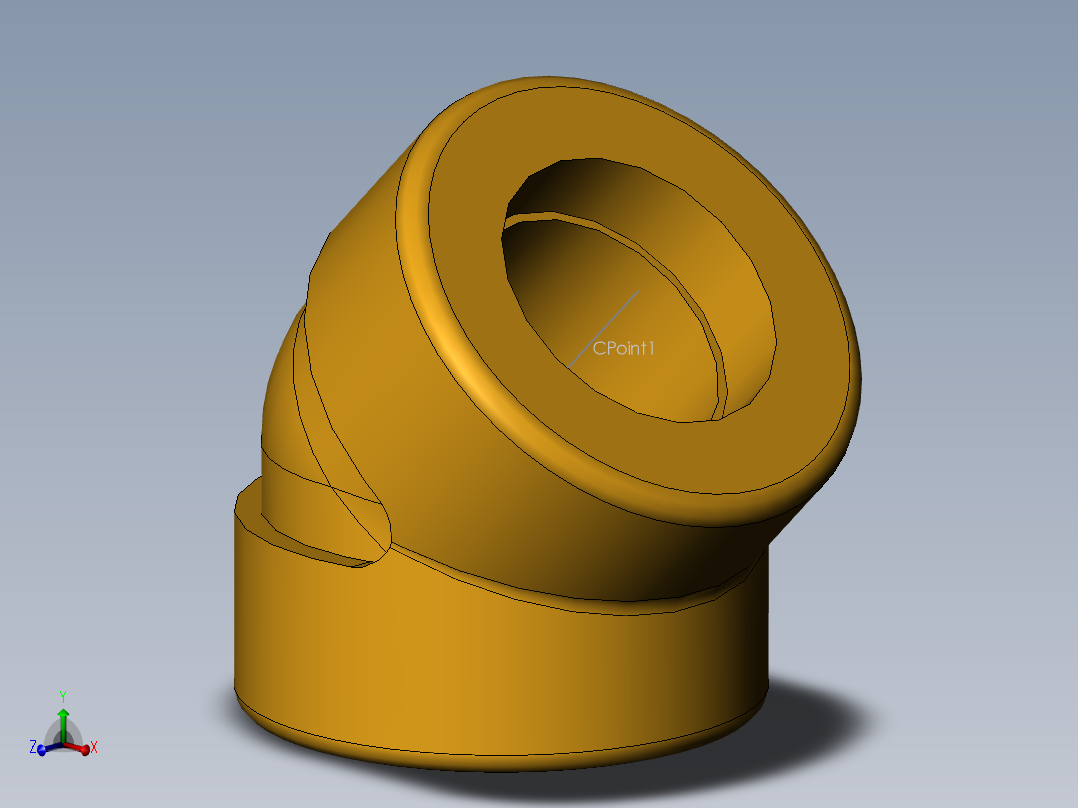 threaded elbow--45deg