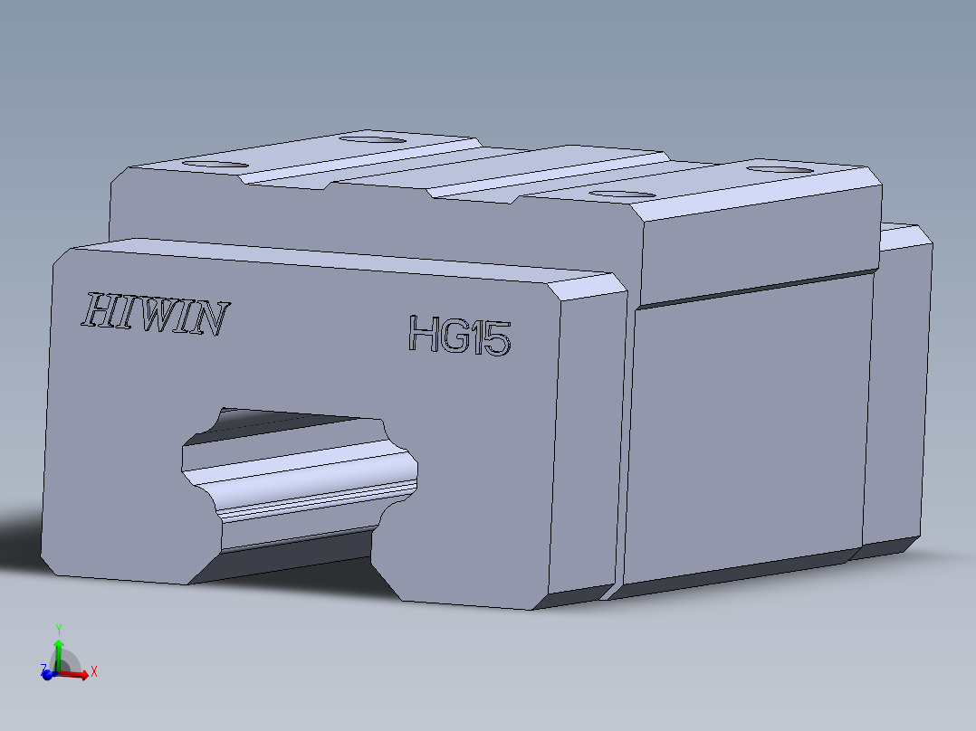 上银直线滑轨-HGH15CA 滑块