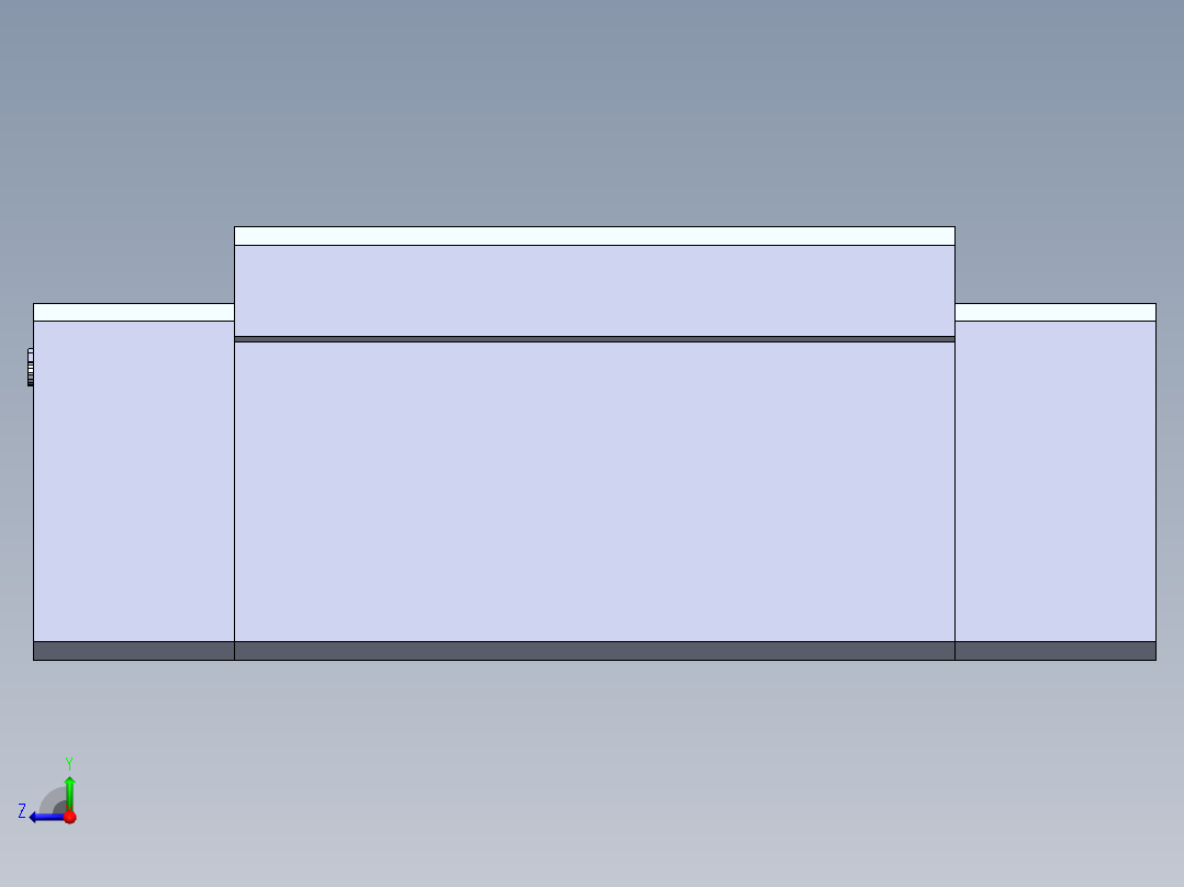 上银直线滑轨-HGH15CA 滑块右视图