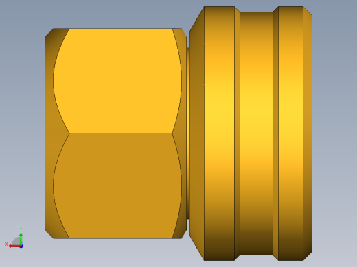 水管接头Swivel Connector Female Hose to Female Pipe 98GHSV-12-8后视缩略图
