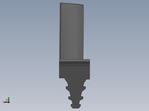 涡轮 叶片 涡扇 (7)后视缩略图