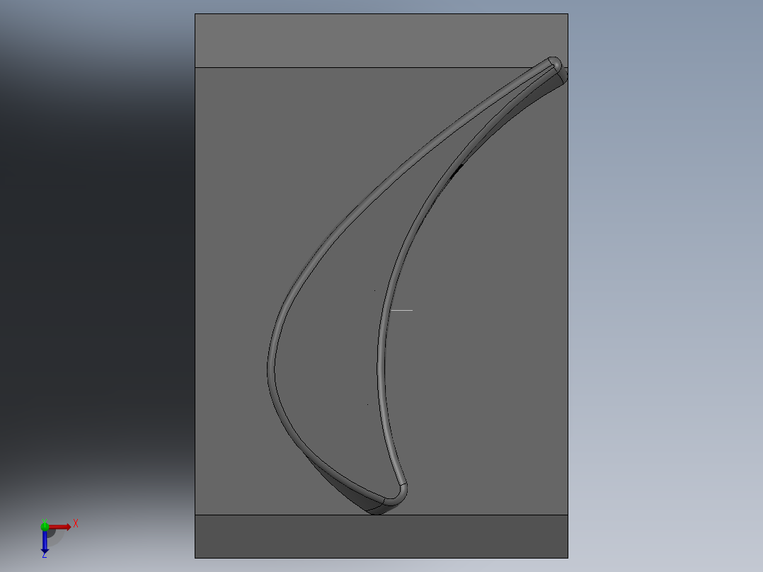 涡轮 叶片 涡扇 (7)俯视图