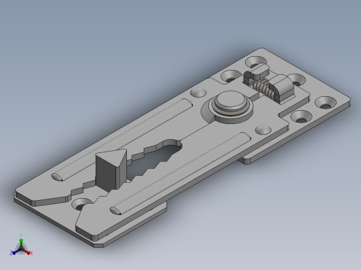 家具鳄鱼机构正等轴测缩略图