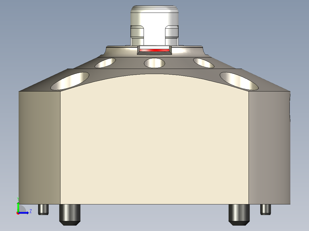 KOSMEKSFA3000-G0A-140多系列多零件图纸模型多系列多零件图纸模型左视图