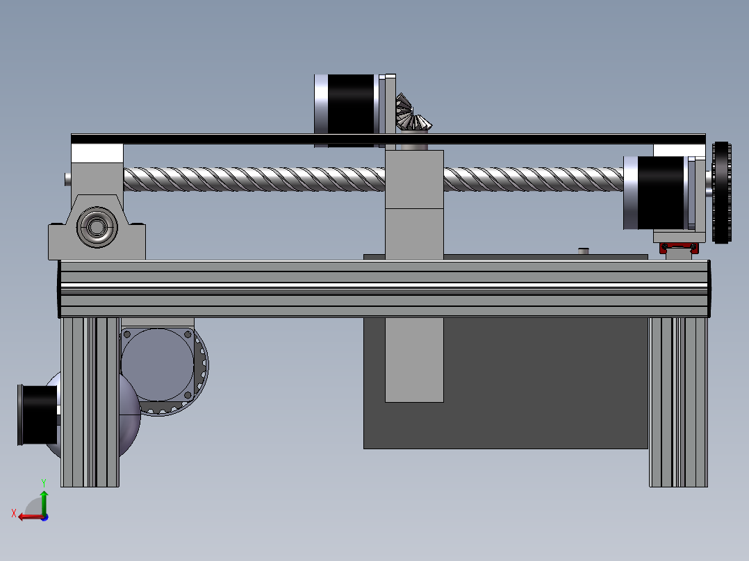 台面轴承后视图