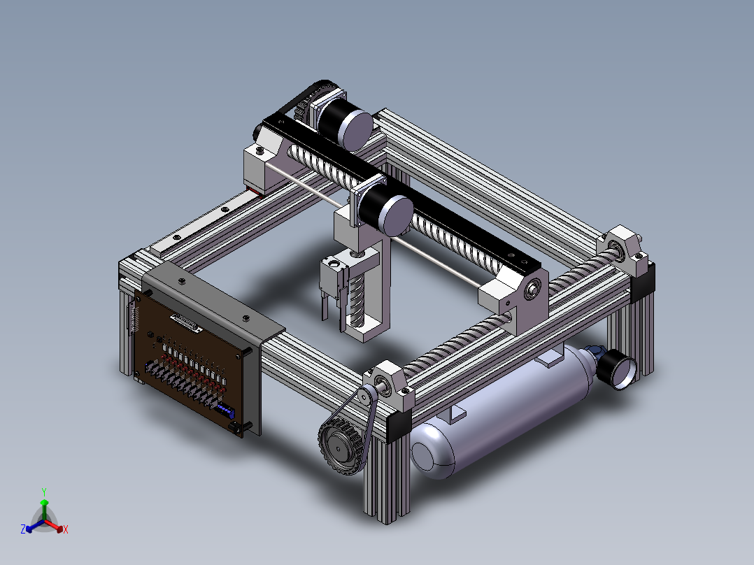 台面轴承正等轴测图