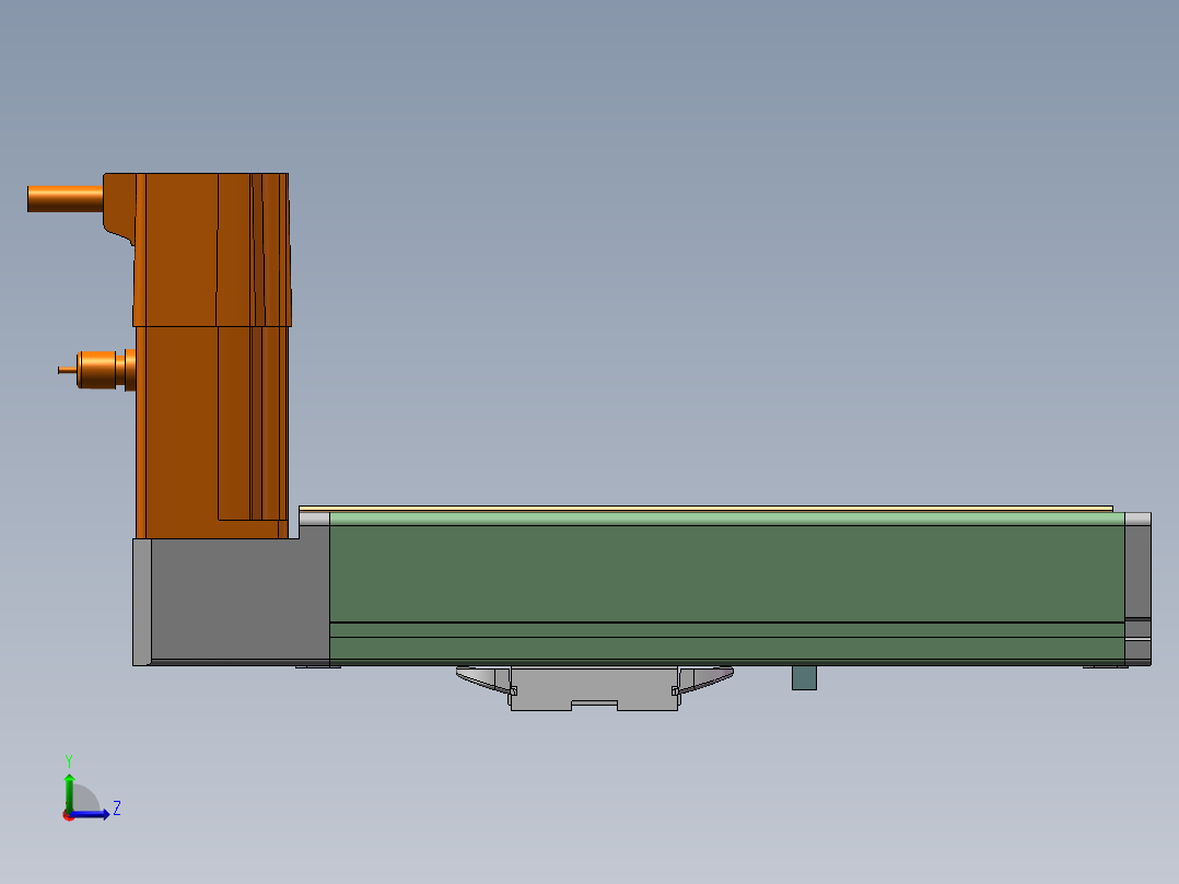 MCB同步带全封闭MCB5-BM-M100W 左视图
