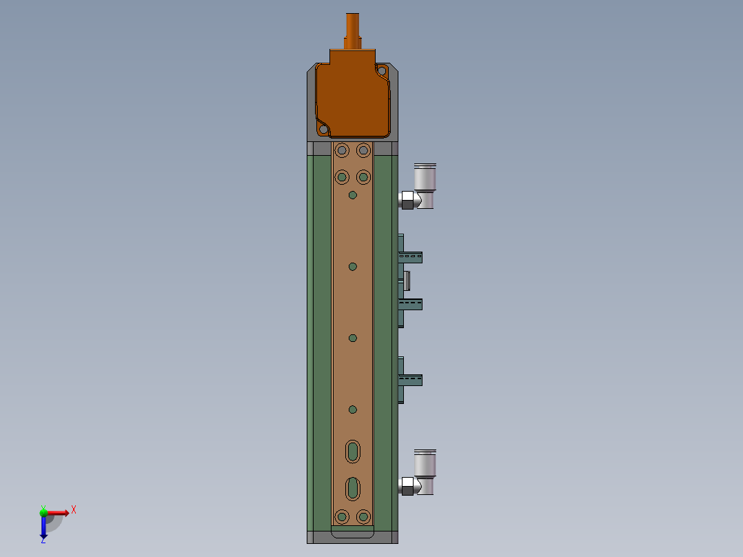 MCB同步带全封闭MCB5-BM-M100W 俯视图