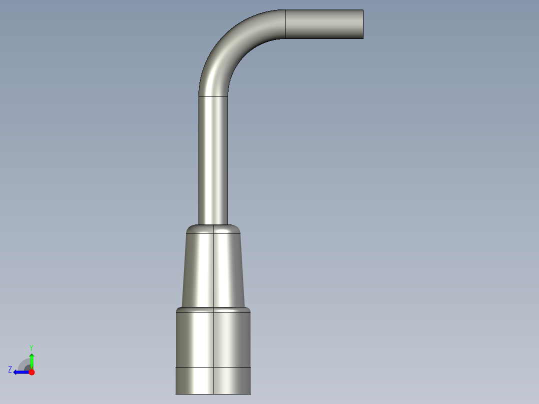 基恩士SJ-F300_connector_kc图纸模型右视图