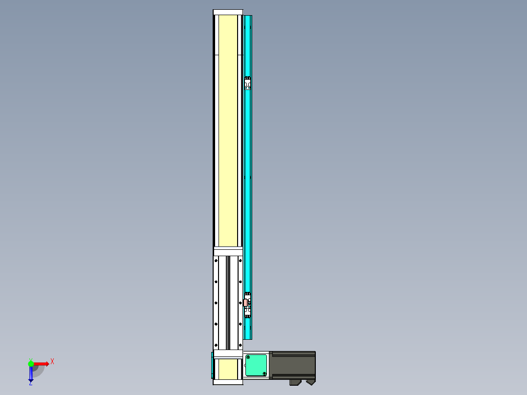 欧规系列-LB6-L130-C-S450-BL-P40-D3俯视图