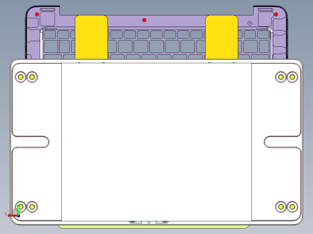 UX305-C-笔记本CNC工装夹具三维模型CNC4后视图
