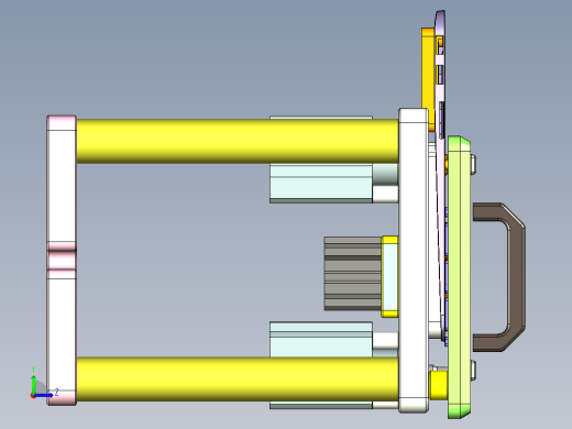 UX305-C-笔记本CNC工装夹具三维模型CNC4左视缩略图
